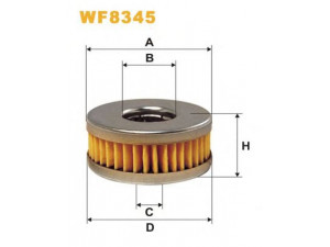 WIX FILTERS WF8345 kuro filtras