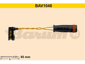 BARUM BAV1048 įspėjimo kontaktas, stabdžių trinkelių susidėvėjimas 
 Stabdžių sistema -> Susidėvėjimo indikatorius, stabdžių trinkelės
639 540 14 17, 639 540 15 17, 2E0 906 206 G