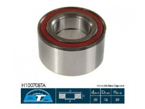 BTA H10070BTA rato guolio komplektas 
 Ašies montavimas/vairavimo mechanizmas/ratai -> Rato stebulė/montavimas -> Rato guolis
0926739004, 96207566, D96207566