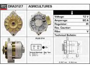 DELCO REMY DRA3127 kintamosios srovės generatorius
AR87204, AR87205, AR93447, AR93448