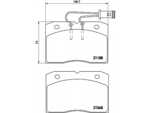 HELLA PAGID 8DB 355 005-751 stabdžių trinkelių rinkinys, diskinis stabdys 
 Techninės priežiūros dalys -> Papildomas remontas
9940082, 1902493, 1903488, 1906155