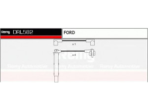 DELCO REMY DRL582 uždegimo laido komplektas 
 Kibirkšties / kaitinamasis uždegimas -> Uždegimo laidai/jungtys
61 861 07