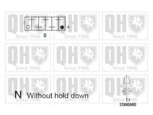 QUINTON HAZELL QBT511C starterio akumuliatorius