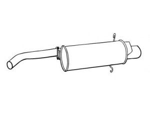 FONOS 09084 galinis duslintuvas 
 Išmetimo sistema -> Duslintuvas
7035380