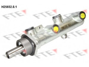 FTE H25932.0.1 pagrindinis cilindras, stabdžiai 
 Stabdžių sistema -> Pagrindinis stabdžių cilindras
4601D3, 4601E6, 9946054, 9946800