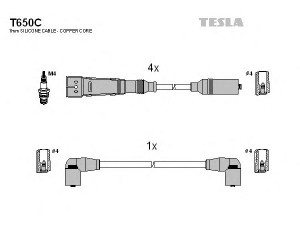 TESLA T650C uždegimo laido komplektas 
 Kibirkšties / kaitinamasis uždegimas -> Uždegimo laidai/jungtys
803998031