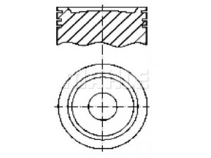 MAHLE ORIGINAL E51200 1.00 stūmoklis