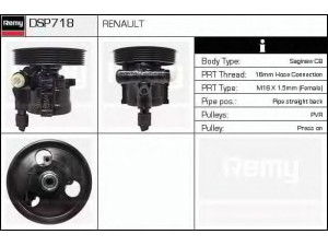 DELCO REMY DSP718 hidraulinis siurblys, vairo sistema 
 Vairavimas -> Vairo pavara/siurblys
8200001981, 8200013165