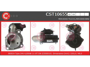 CASCO CST10655AS starteris 
 Elektros įranga -> Starterio sistema -> Starteris
36262016003, 0041516201, 0041518401