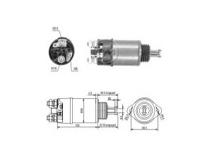 ERA 227790 solenoidinis jungiklis, starteris