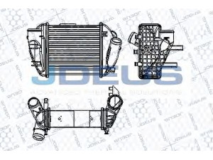 JDEUS RA8010211 tarpinis suslėgto oro aušintuvas, kompresorius 
 Variklis -> Oro tiekimas -> Įkrovos agregatas (turbo/superįkrova) -> Tarpinis suslėgto oro aušintuvas
8E0145805E, 8E0145805G, 8E0145805P