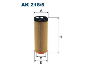 FILTRON AK218/5 oro filtras 
 Techninės priežiūros dalys -> Techninės priežiūros intervalai
6460940204