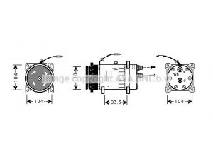 AVA QUALITY COOLING FTK064 kompresorius, oro kondicionierius 
 Oro kondicionavimas -> Kompresorius/dalys
7761693, 98453640, 7761693, 98453640