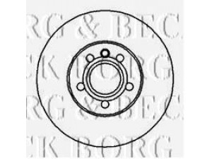 BORG & BECK BBD4250 stabdžių diskas 
 Dviratė transporto priemonės -> Stabdžių sistema -> Stabdžių diskai / priedai
7D0615301, 7D0615301B, 7M3615301A