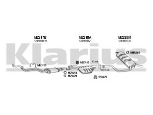 KLARIUS 600080U išmetimo sistema