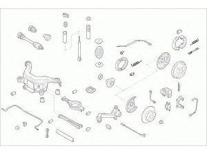 LEMFÖRDER BMW-3-RL005 vairavimo mechanizmas; rato pakaba 
 Ašies montavimas/vairavimo mechanizmas/ratai -> Prekių paieška pagal schemą