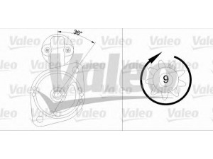 VALEO 455555 starteris 
 Elektros įranga -> Starterio sistema -> Starteris
M3T12572, M3T15071, M3T15072, M3T15073