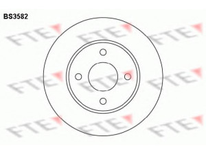 FTE BS3582 stabdžių diskas 
 Stabdžių sistema -> Diskinis stabdys -> Stabdžių diskas
1638879, 1644831, 5022664, V85BX1125AC