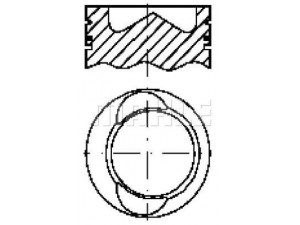 MAHLE ORIGINAL E31000 stūmoklis