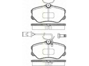TRISCAN 8110 15004 stabdžių trinkelių rinkinys, diskinis stabdys 
 Techninės priežiūros dalys -> Papildomas remontas