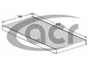 ACR 321401 filtras, salono oras 
 Techninės priežiūros dalys -> Techninės priežiūros intervalai
C17724, 331, 370, 5370, 46721371