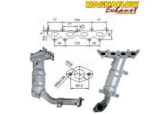 MAGNAFLOW 81878 katalizatoriaus keitiklis 
 Išmetimo sistema -> Katalizatoriaus keitiklis
46550719