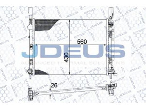 JDEUS 023M93 radiatorius, variklio aušinimas 
 Aušinimo sistema -> Radiatorius/alyvos aušintuvas -> Radiatorius/dalys
8200418329