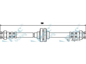 APEC braking HOS3312 stabdžių žarnelė 
 Stabdžių sistema -> Stabdžių žarnelės
7663039