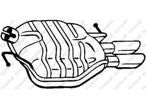 BOSAL 105-031 galinis duslintuvas 
 Išmetimo sistema -> Duslintuvas
8K0 253 609 G