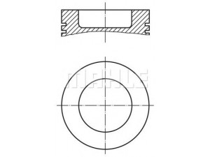 PERFECT CIRCLE 56 13078 0 stūmoklis 
 Variklis -> Cilindrai/stūmokliai
51 02500 6078, 51 02511 0581