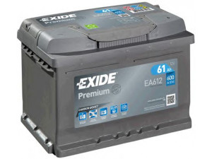 EXIDE _EA612 starterio akumuliatorius; starterio akumuliatorius 
 Elektros įranga -> Akumuliatorius
61 21 2 158 121, 24410-AY60C, 24410-AY60D