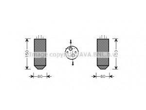 AVA QUALITY COOLING DWD078 džiovintuvas, oro kondicionierius 
 Oro kondicionavimas -> Džiovintuvas
613166, 96379362, 96484259