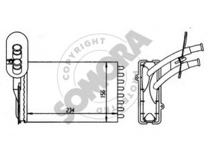 SOMORA 350550 šilumokaitis, salono šildymas 
 Šildymas / vėdinimas -> Šilumokaitis
1H2819031A