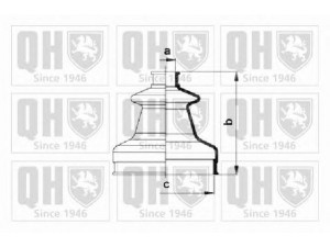 QUINTON HAZELL QJB1041 gofruotoji membrana, kardaninis velenas 
 Ratų pavara -> Gofruotoji membrana
114 329 821