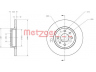 METZGER 6110124 stabdžių diskas 
 Dviratė transporto priemonės -> Stabdžių sistema -> Stabdžių diskai / priedai
46554302, 46820655, 51859075, 51866264