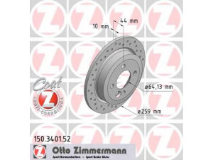 ZIMMERMANN 150.3401.52 stabdžių diskas 
 Dviratė transporto priemonės -> Stabdžių sistema -> Stabdžių diskai / priedai
3421 1 503 070