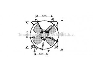 AVA QUALITY COOLING TO7514 ventiliatorius, radiatoriaus 
 Aušinimo sistema -> Oro aušinimas
1636111020, 1636311020, 1671174430