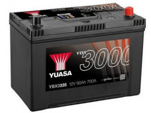 YUASA YBX3335 starterio akumuliatorius 
 Elektros įranga -> Akumuliatorius