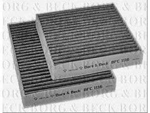 BORG & BECK BFC1116 filtras, salono oras 
 Techninės priežiūros dalys -> Techninės priežiūros intervalai
1609428180, 1609428180