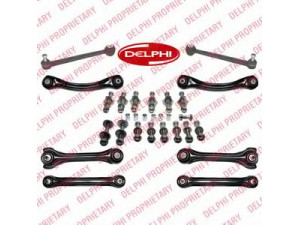 DELPHI TC1600KIT pakabos komplektas 
 Ašies montavimas/vairavimo mechanizmas/ratai -> Valdymo svirtis/pasukamosios svirties sujungimas -> Vairo trauklės (valdymo svirtis, išilginis balansyras, diago