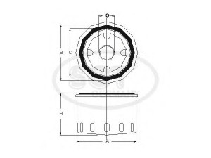 SCT Germany SM 5088 alyvos filtras 
 Filtrai -> Alyvos filtras
02 AJ 82297, 2W 93-6714-AA, AJ 82297