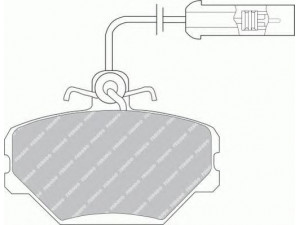 FERODO FSL524 stabdžių trinkelių rinkinys, diskinis stabdys 
 Techninės priežiūros dalys -> Papildomas remontas
5888781, 5892330, 793382, 794 870