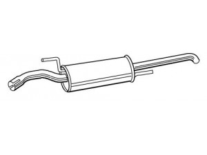 FONOS 616405 galinis duslintuvas 
 Išmetimo sistema -> Duslintuvas
3A0253609J