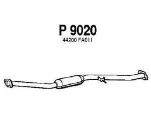 FENNO P9020 vidurinis duslintuvas 
 Išmetimo sistema -> Duslintuvas
4420-0FA010, 44200-FA011