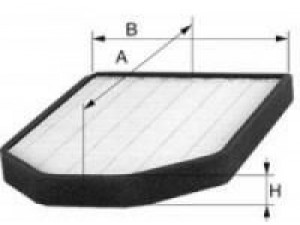 UNIFLUX FILTERS XC479 filtras, salono oras 
 Techninės priežiūros dalys -> Techninės priežiūros intervalai
4D0 819 439, 4D0 898 438