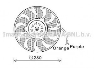 AVA QUALITY COOLING AI7517 ventiliatorius, radiatoriaus 
 Aušinimo sistema -> Oro aušinimas
4F0959455A