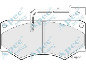 APEC braking PAD523 stabdžių trinkelių rinkinys, diskinis stabdys 
 Techninės priežiūros dalys -> Papildomas remontas
1902469, 1903383, 1906243