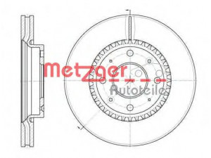 METZGER 6889.10 stabdžių diskas 
 Dviratė transporto priemonės -> Stabdžių sistema -> Stabdžių diskai / priedai
51712-2F100