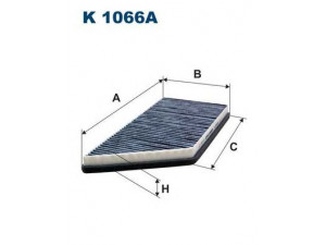 FILTRON K1066A filtras, salono oras 
 Techninės priežiūros dalys -> Techninės priežiūros intervalai
0024 36, 002435, 6447PE, 9406447