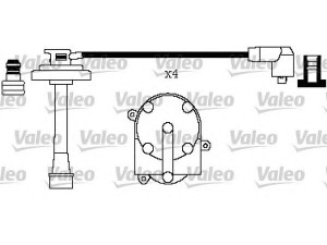 VALEO 346433 uždegimo laido komplektas 
 Kibirkšties / kaitinamasis uždegimas -> Uždegimo laidai/jungtys